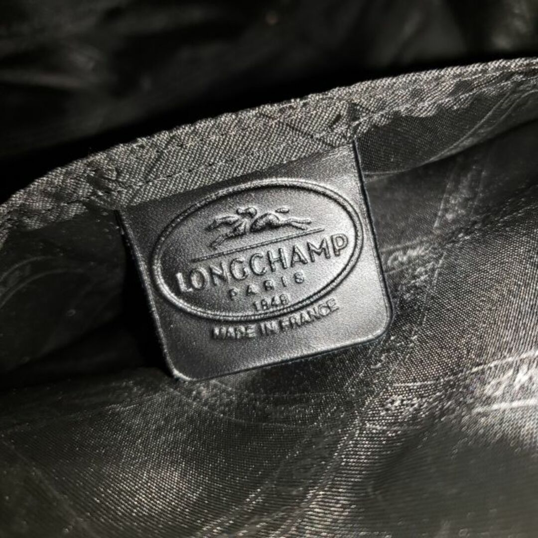 LONGCHAMP(ロンシャン)のロンシャン ☆ ロゾ レザー トートバッグ A4OK フランス製 ブラック レディースのバッグ(トートバッグ)の商品写真