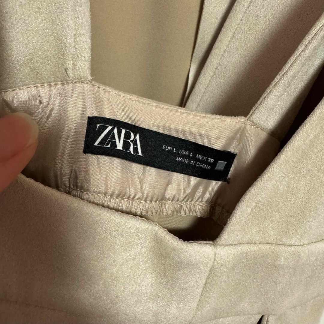 ZARA(ザラ)のZARA ザラ　ジャンバースカート  スカート L レディースのパンツ(サロペット/オーバーオール)の商品写真