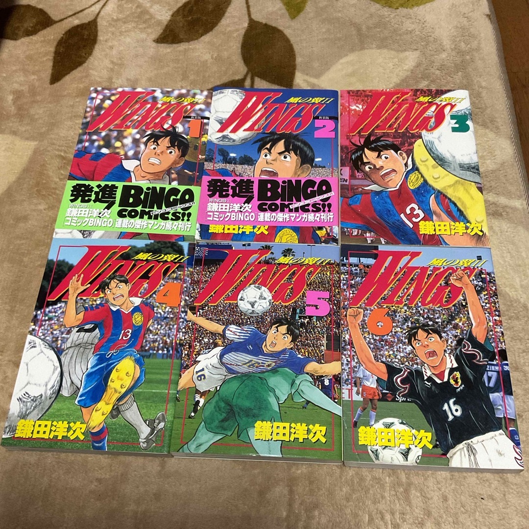 文藝春秋(ブンゲイシュンジュウ)のＷｉｎｇｓ　１〜６　鎌田洋次　風の翼Ⅱ エンタメ/ホビーの漫画(青年漫画)の商品写真