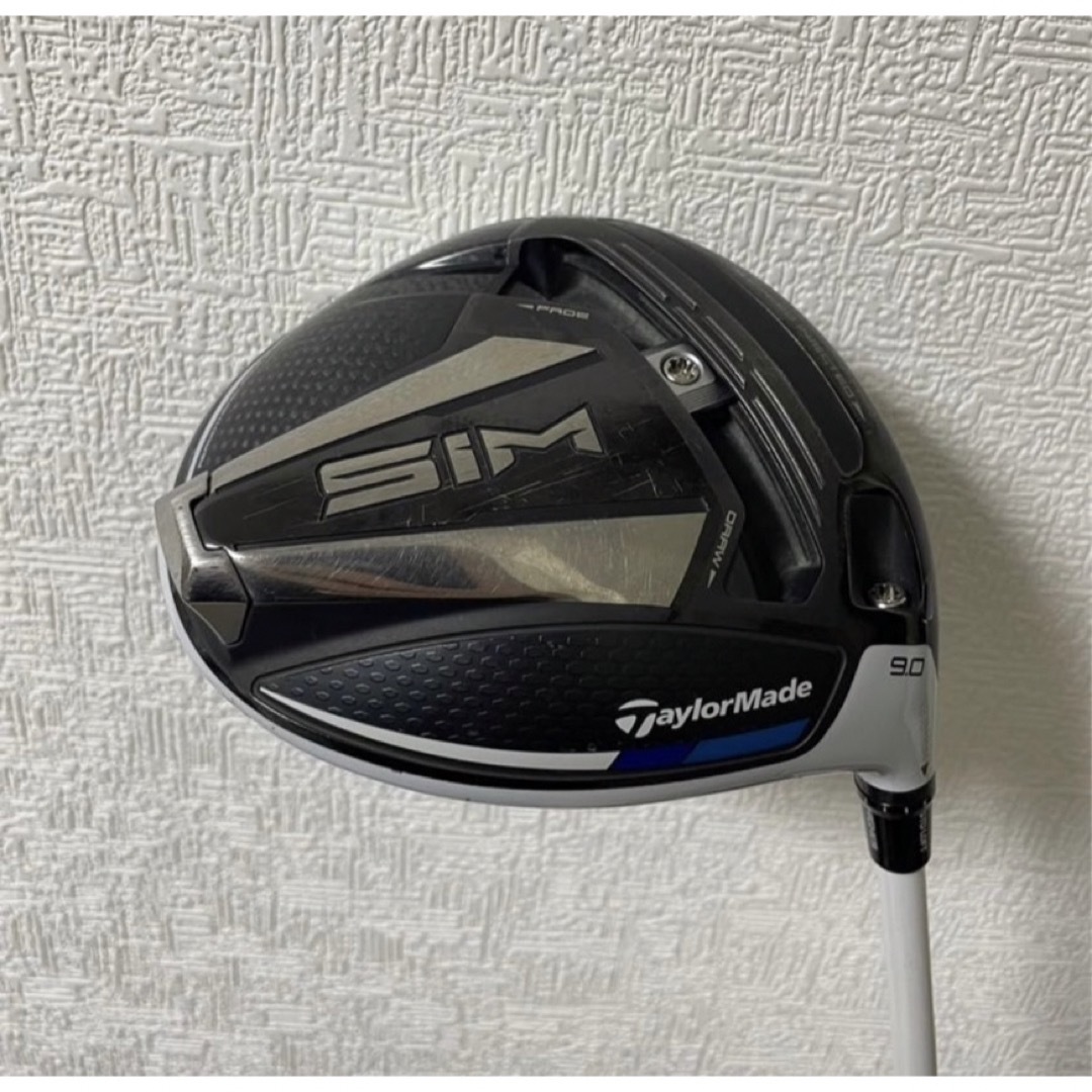 TaylorMade(テーラーメイド)の純正ヘッドカバー付き SIM 9.0 ドライバー ヘッドのみ スポーツ/アウトドアのゴルフ(クラブ)の商品写真