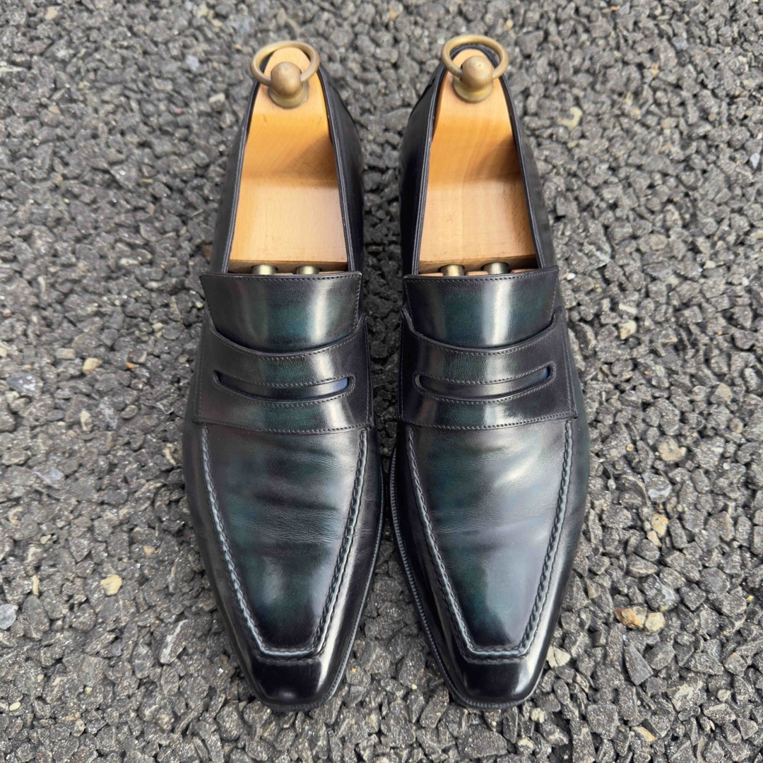 Berluti(ベルルッティ)の特注 33.7万円 ベルルッティ アンディ マルチカラーティーヌレザーローファー メンズの靴/シューズ(ドレス/ビジネス)の商品写真