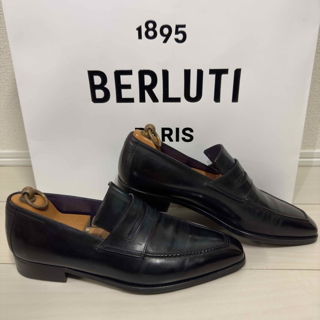 Berluti(ベルルッティ)の特注 33.7万円 ベルルッティ アンディ マルチカラーティーヌレザーローファー メンズの靴/シューズ(ドレス/ビジネス)の商品写真