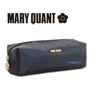 マリークワント(MARY QUANT)のマリークワント ペンケース ネイビー 化粧ポーチ(ポーチ)