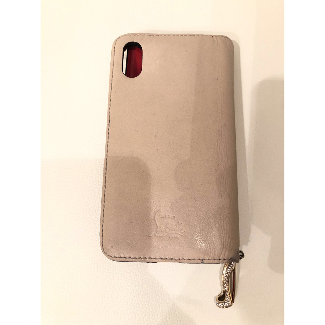 Christian Louboutin(クリスチャンルブタン)のChristian Louboutin iPhoneX手帳型ケース スマホ/家電/カメラのスマホアクセサリー(iPhoneケース)の商品写真