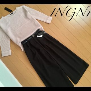 イング(INGNI)の新品INGNI 3点セット♡ニット＋ベルト付スカンツ(セット/コーデ)