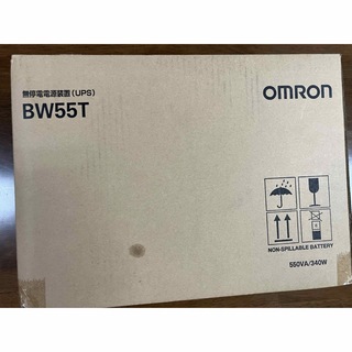 オムロン(OMRON)の新品未使用　オムロン BW55T 無停電電源装置　UPS(PC周辺機器)