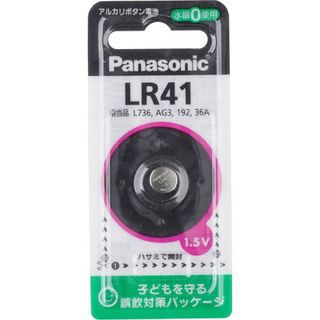 パナソニック(Panasonic)のPanasonic アルカリボタン電池 LR41 パナソニック(その他)