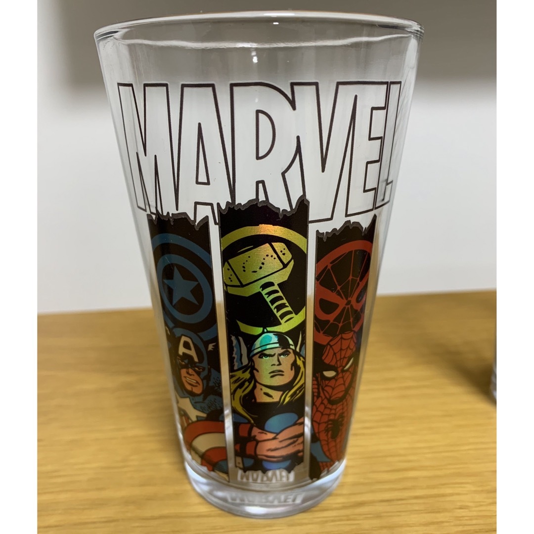 MARVEL(マーベル)のマーベルコミック　グラスセット エンタメ/ホビーのアニメグッズ(その他)の商品写真