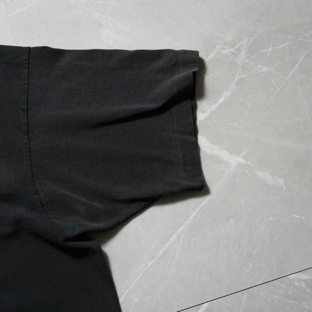 B.V.D(ビーブイディー)の鬼フェード　BVD XLサイズ　Tシャツ　90s USA製　ブラック　雰囲気系 メンズのトップス(Tシャツ/カットソー(半袖/袖なし))の商品写真