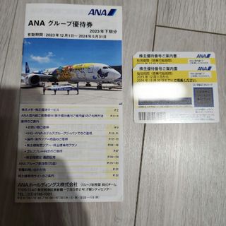 エーエヌエー(ゼンニッポンクウユ)(ANA(全日本空輸))のANA株主優待券2枚＋グループ優待券1冊(航空券)