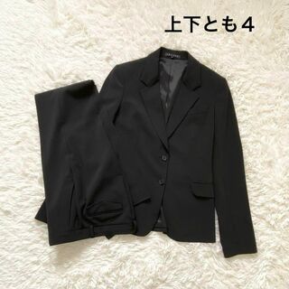 極美品　theory スーツ　ブラック　大きいサイズ　4 【定価約14万円】就活