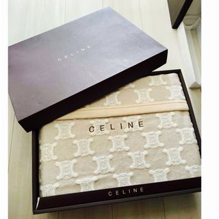 セリーヌ(celine)のCELINE 綿毛布　セリーヌ　ブランケット(毛布)