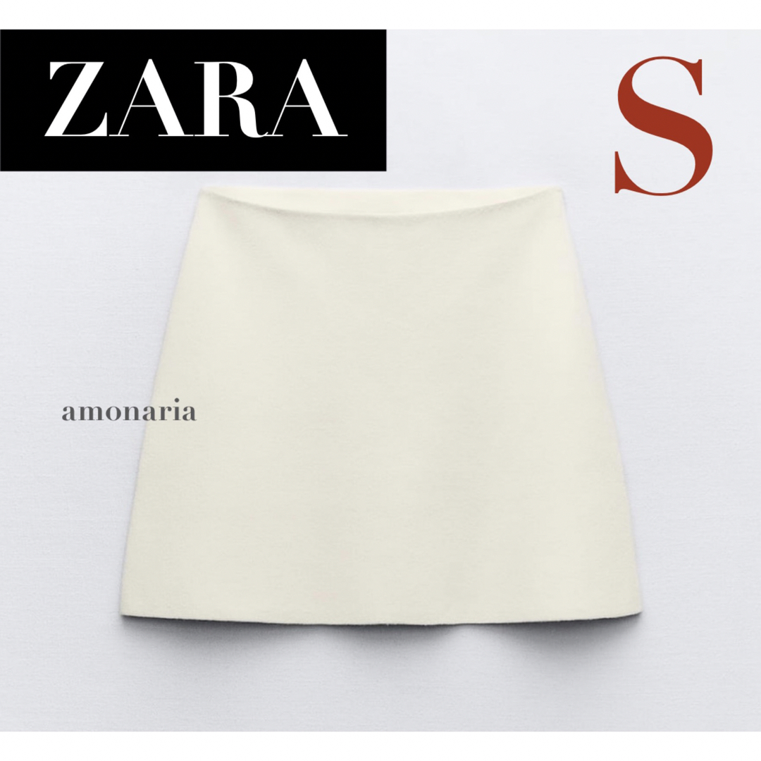 【2/18迄限定出品＊新品】ZARA ニットミニスカート　ミニスカート　スカート