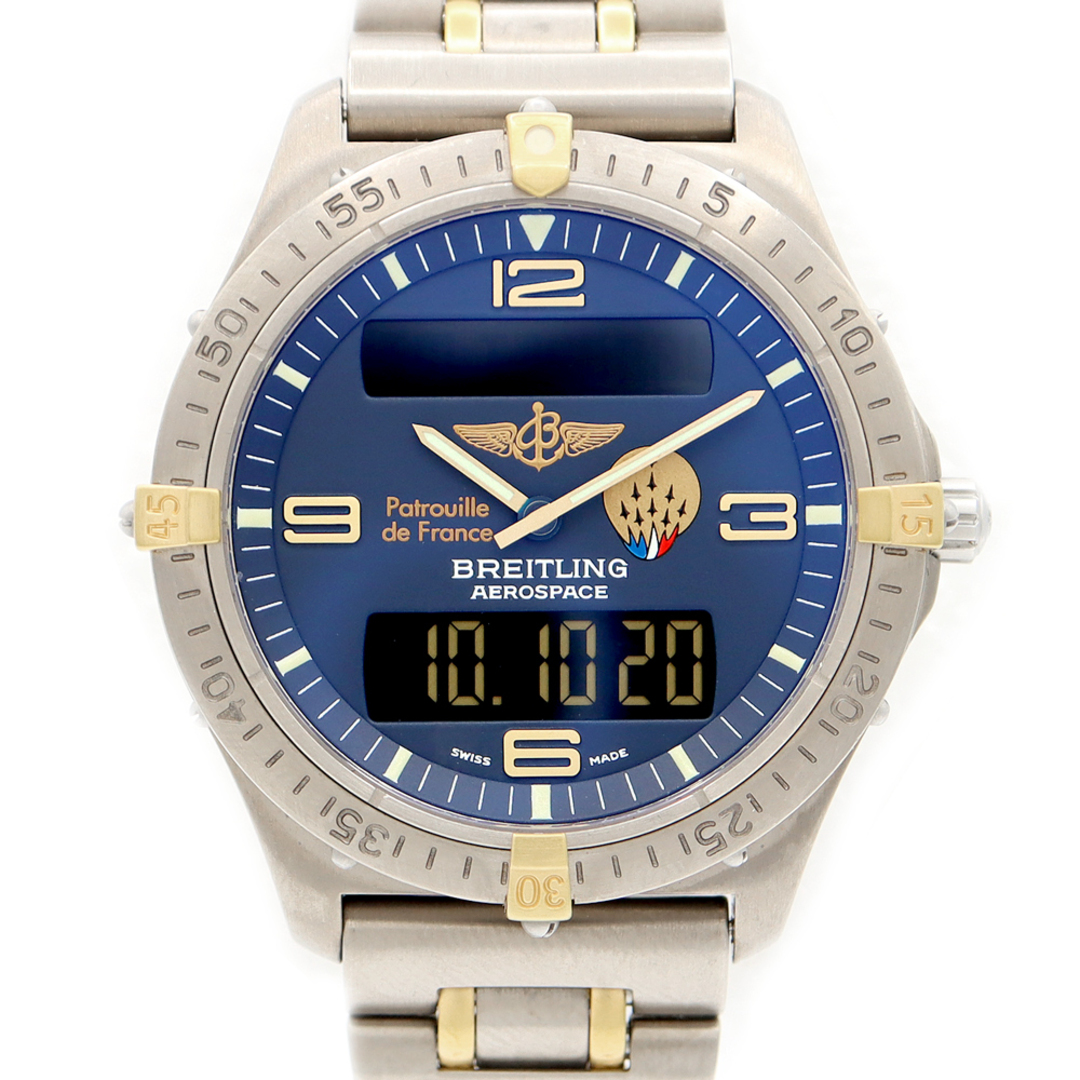 BREITLING - 電池交換済 BREITLING ブライトリング エアロ BREITLING - 電池交換済 BREITLING ブライトリング エアロ