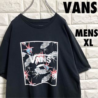 ヴァンズ(VANS)のVANS バンズ　半袖Tシャツ　デカロゴ　メンズXLサイズ(Tシャツ/カットソー(半袖/袖なし))