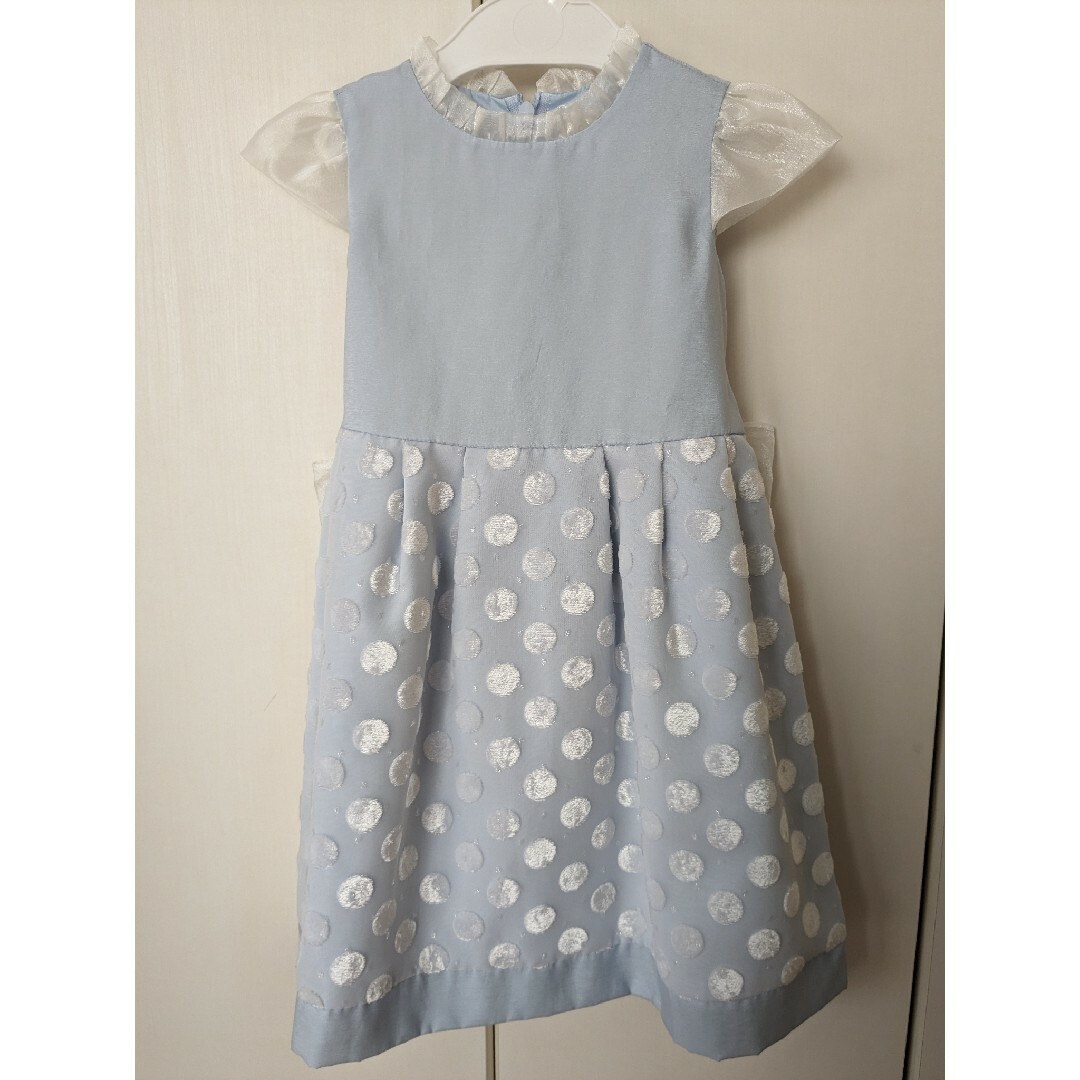 mikihouse(ミキハウス)のミキハウス　水玉ワンピース キッズ/ベビー/マタニティのキッズ服女の子用(90cm~)(ワンピース)の商品写真