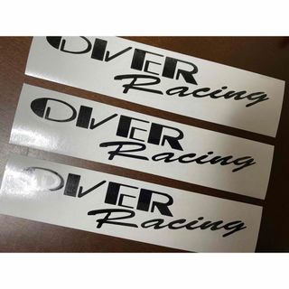 OVER Racing オーヴァーレーシング ステッカー 3枚セット(ステッカー)