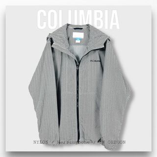 Columbia - 【コロンビア】ナイロンジャケット ナイロンパーカー XL ブラック ヘリンボーン