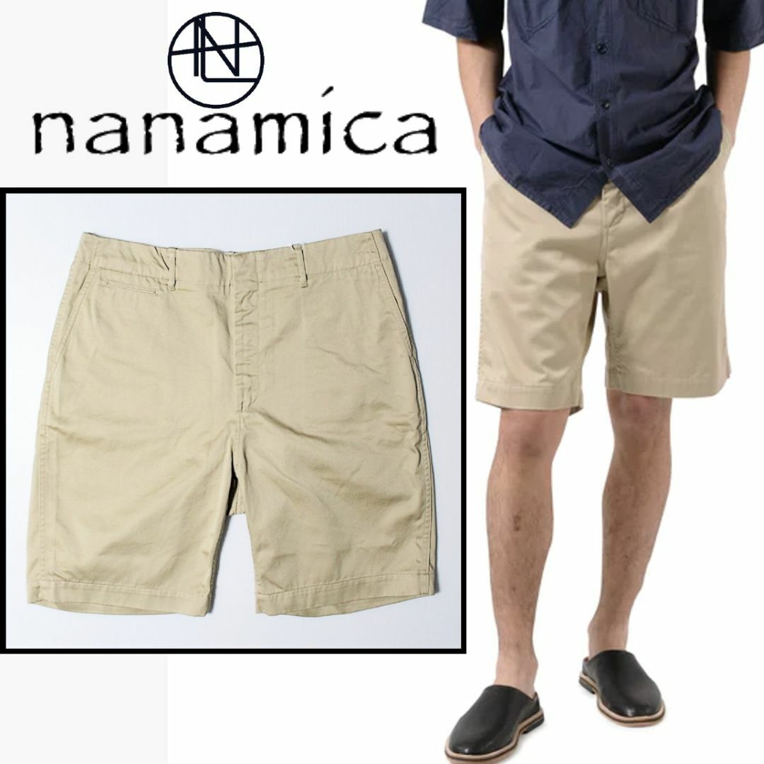 nanamica - 新品 nanamica ナナミカ メンズチノショーツ ハーフパンツ