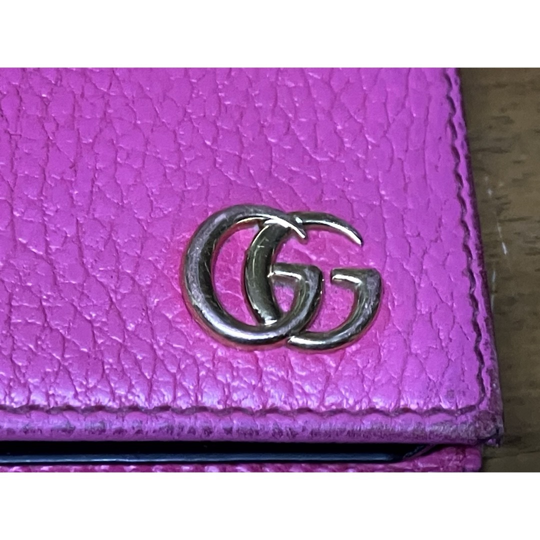 Gucci(グッチ)のGUCCI GGマーモント手帳型iPhoneケース6,7,8,SE2,SE3対応 スマホ/家電/カメラのスマホアクセサリー(iPhoneケース)の商品写真