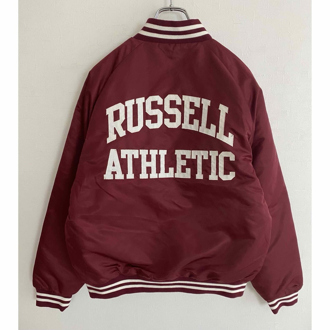 Russell Athletic(ラッセルアスレティック)の新品 難あり ラッセルアスレチック スタジャン ジャケット ジャンパー 中綿 メンズのジャケット/アウター(スタジャン)の商品写真