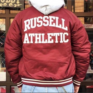 Russell Athletic - 新品 難あり ラッセルアスレチック スタジャン ジャケット ジャンパー 中綿