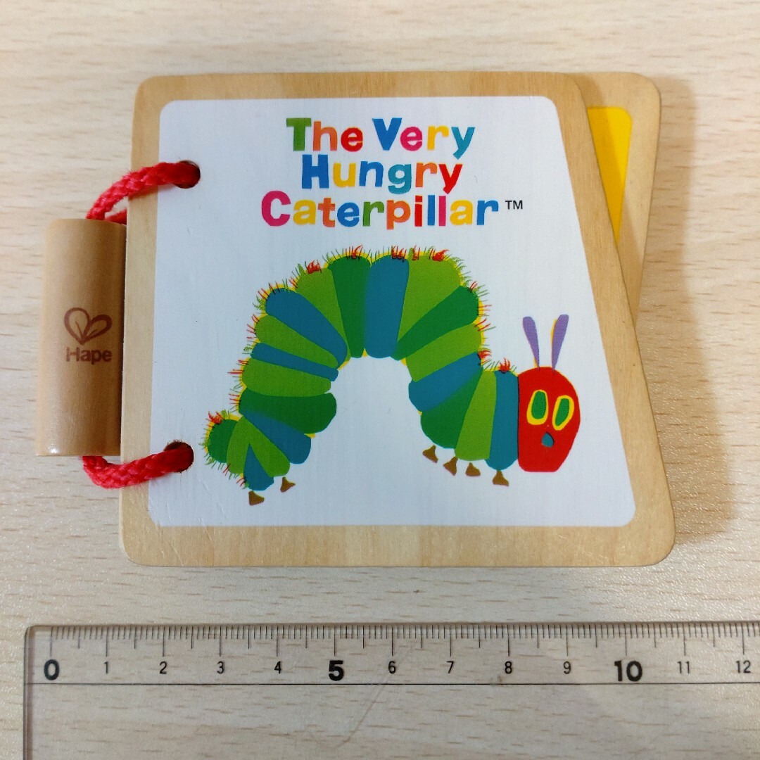 ERIC CARLE(エリックカール)のはらぺこあおむし　木製ミニ絵本 キッズ/ベビー/マタニティのおもちゃ(知育玩具)の商品写真