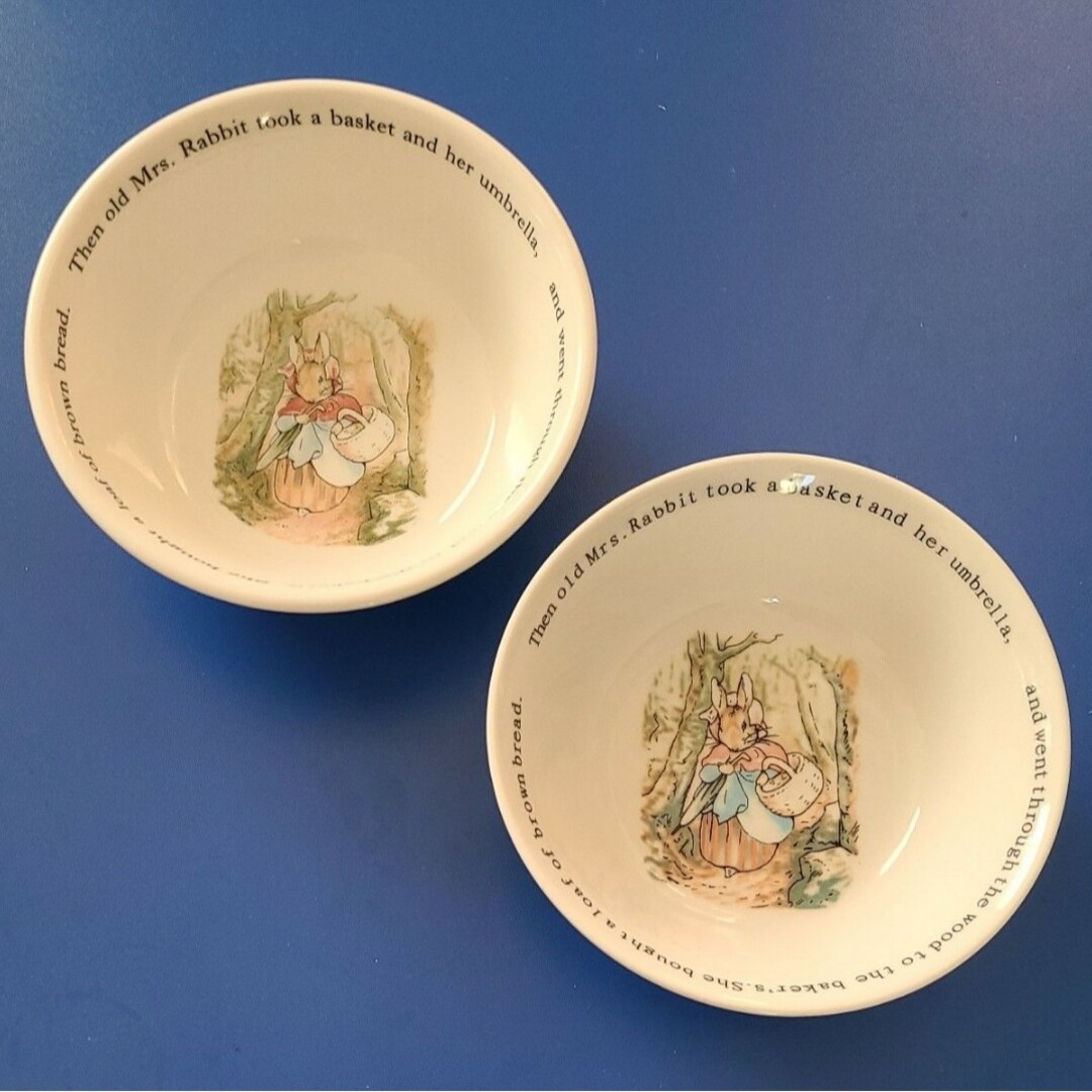 WEDGWOOD(ウェッジウッド)のWEDGWOOD   ウエッジウッド　ピーターラビット　新刻印　シリアルボウル エンタメ/ホビーのコレクション(その他)の商品写真