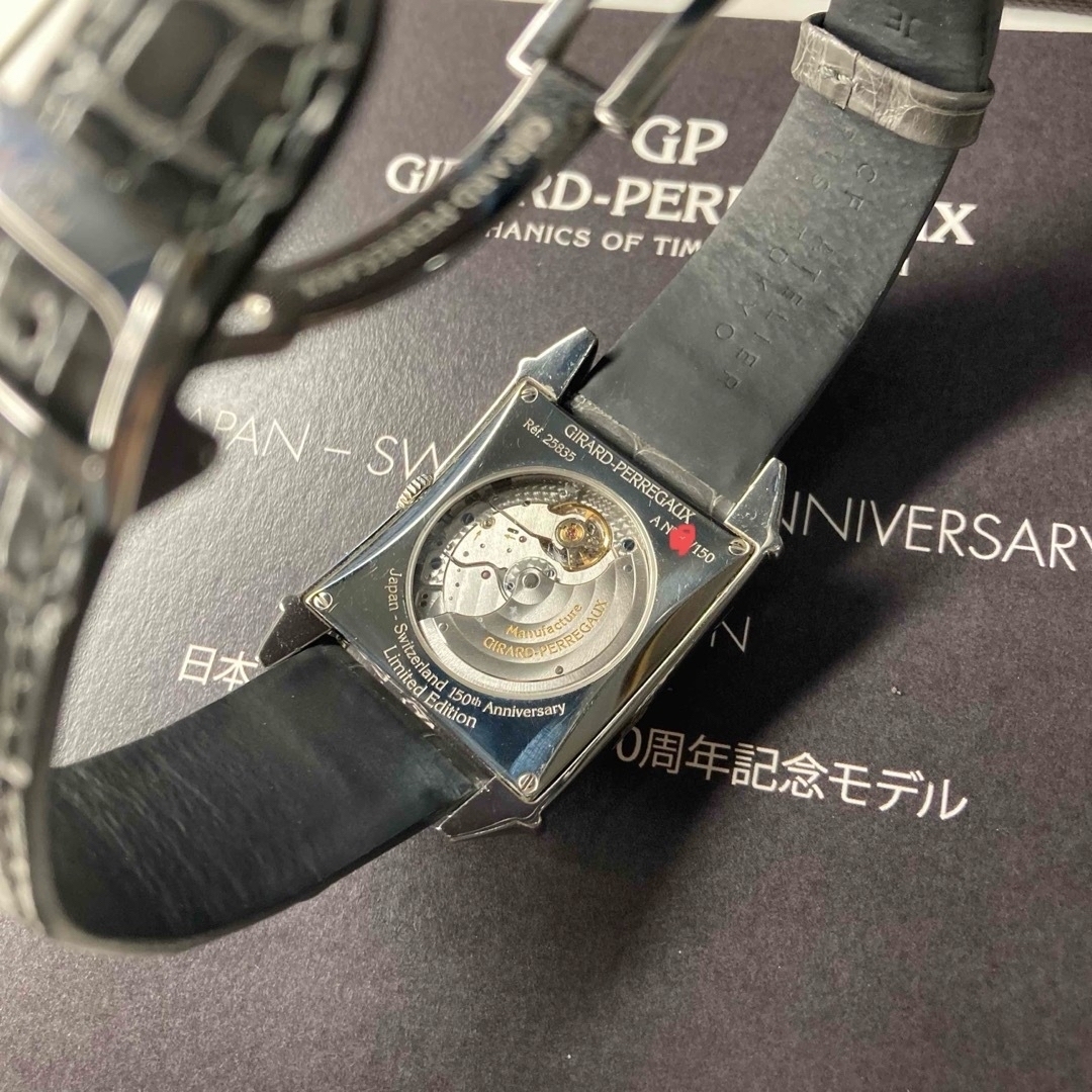 GIRARD-PERREGAUX(ジラールペルゴ)の最終極美品ジラールペルゴ ヴィンテージ 1945 150周年記念モデル　箱・保付 メンズの時計(腕時計(アナログ))の商品写真