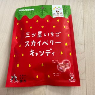 ユーハミカクトウ(UHA味覚糖)の【ご当地Premium】　　1袋　三星いちごスカイベリーキャンディ　栃木(菓子/デザート)