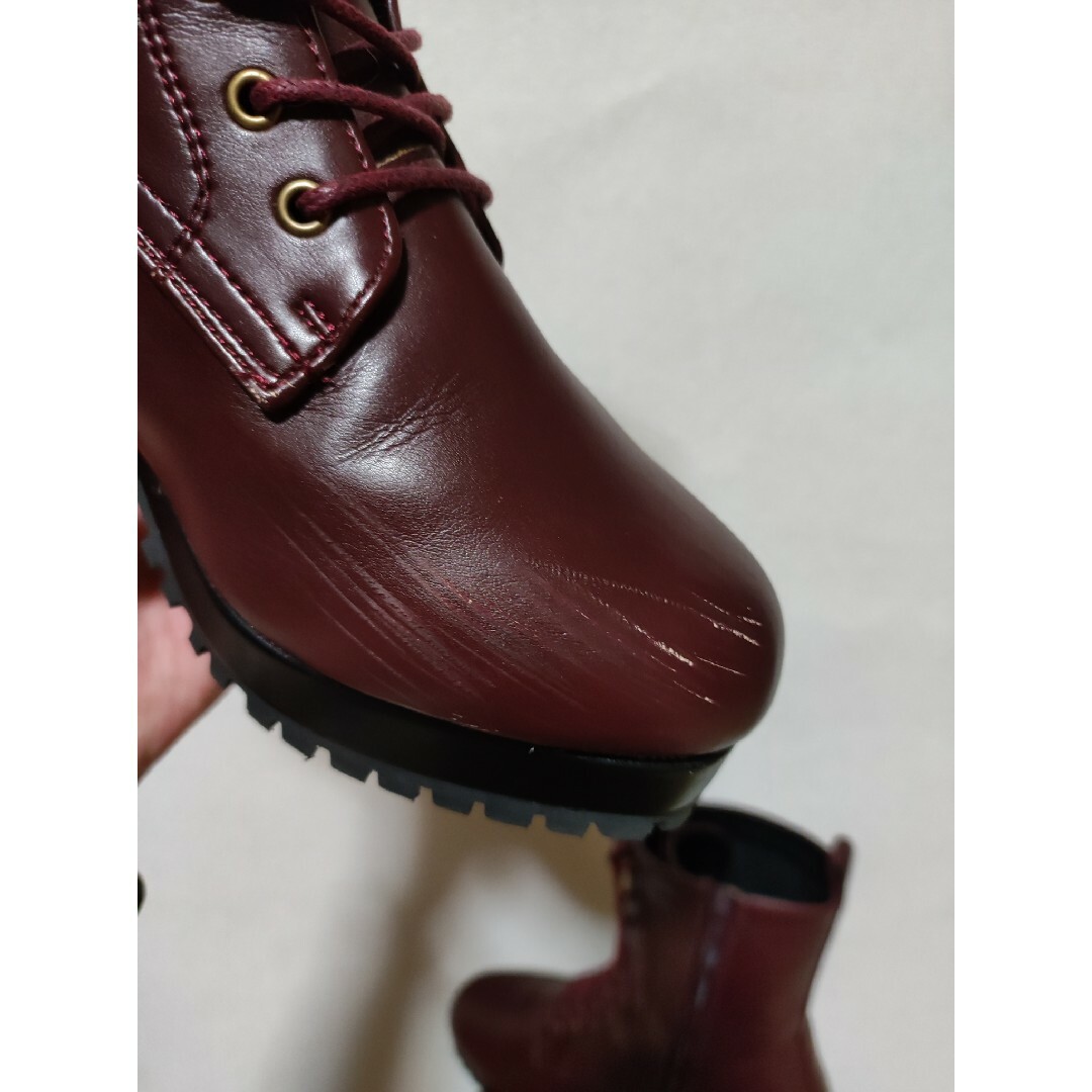 ScoLar(スカラー)のscolar　スカラー　刺繍　厚底　ブーツ　Mサイズ レディースの靴/シューズ(ブーツ)の商品写真