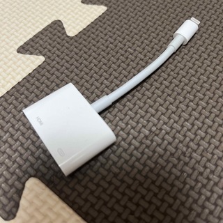 アップル(Apple)のApple純正 Lightning-Digital AVアダプタ(映像用ケーブル)