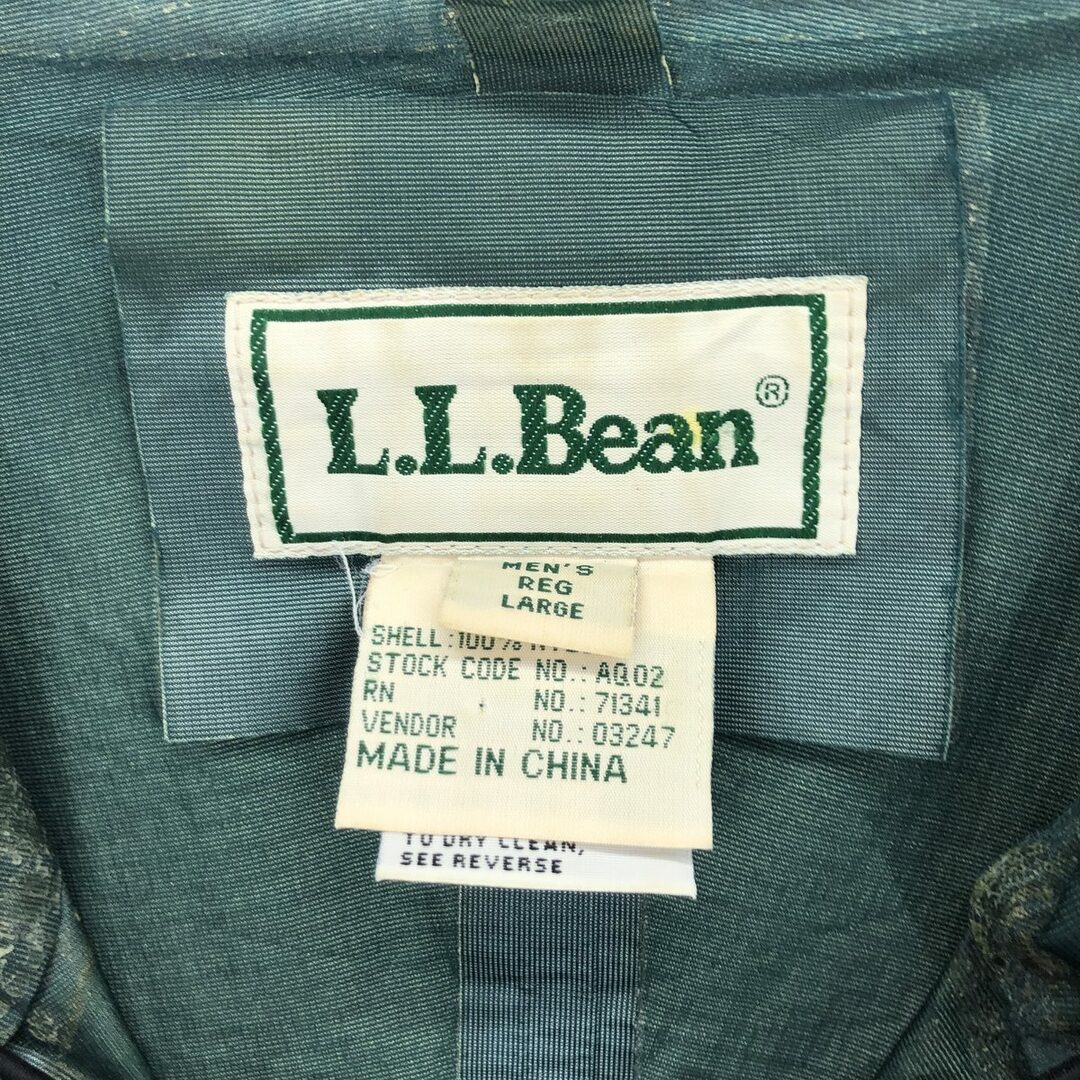 L.L.Bean(エルエルビーン)の古着 訳あり特価 90年代 エルエルビーン L.L.Bean GORE-TEX ゴアテックス マウンテンパーカー シェルジャケット メンズL ヴィンテージ /eaa416321 メンズのジャケット/アウター(マウンテンパーカー)の商品写真