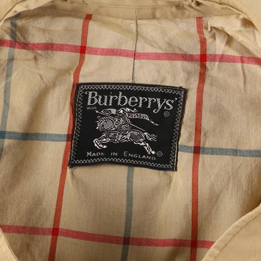 BURBERRY(バーバリー)の古着 80年代 バーバリー Burberry's ステンカラーコート バルマカーンコート 英国製 レディースM ヴィンテージ /eaa416886 レディースのジャケット/アウター(その他)の商品写真