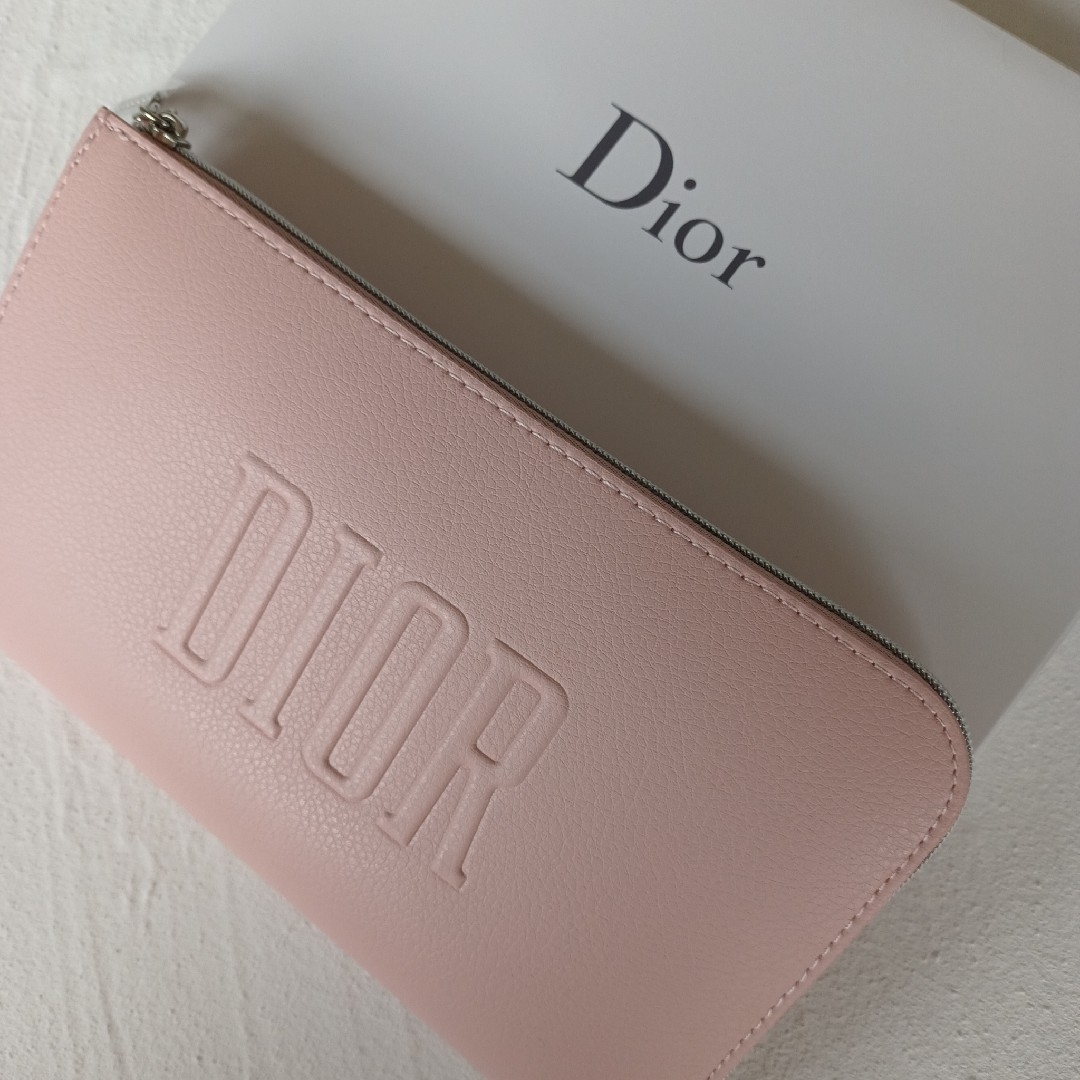 Christian Dior - 新品 ディオール ノベルティ ポーチ ピンクベージュ ...