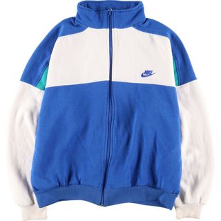 ナイキ(NIKE)の古着 90年代 ナイキ NIKE 銀タグ フルジップスウェットシャツ トレーナー メンズL ヴィンテージ /eaa414293(スウェット)