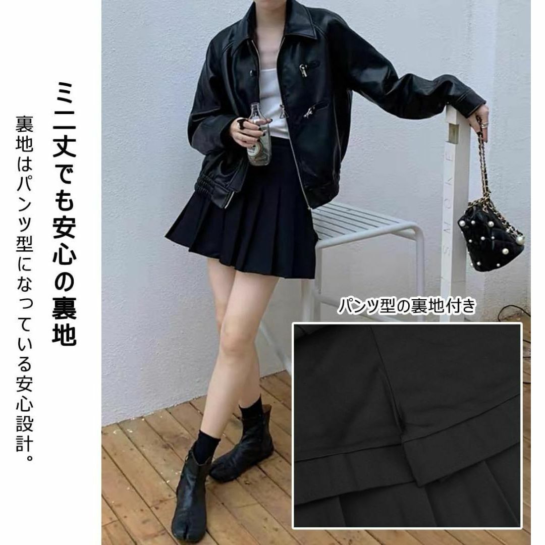 ByFshow 制服 スカート 黒 プリーツスカート ミニ インナー付き ByFshow 制服 スカート 黒 プリーツスカート ミニ インナー付き