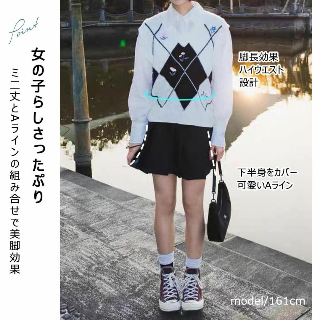 ByFshow 制服 スカート 黒 プリーツスカート ミニ インナー付き ByFshow 制服 スカート 黒 プリーツスカート ミニ インナー付き