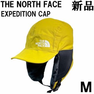 ザノースフェイス(THE NORTH FACE)の【新品】ノースフェイス エクスペディションキャップ M　耳当てスノボアウトドア(ウエア/装備)