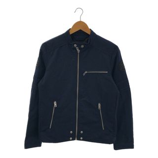 ディーゼル(DIESEL)のディーゼル ロゴラバーワッペン シングルライダース Sサイズ(ライダースジャケット)