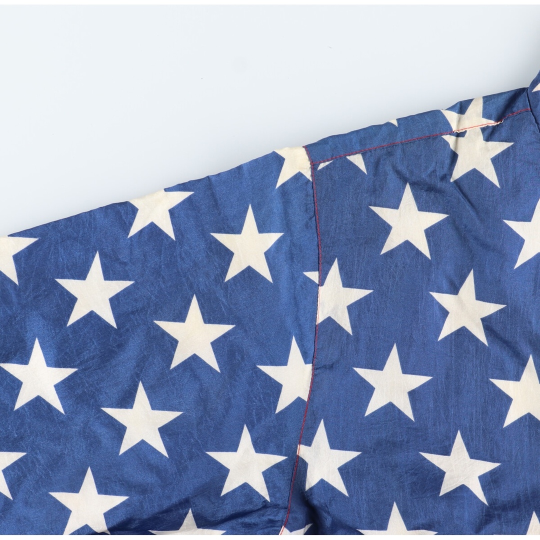 古着 90年代 スターター Starter オリンピック USAチーム 総柄 星条旗柄 ナイロンジャケット メンズM ヴィンテージ /eaa414696 メンズのジャケット/アウター(ナイロンジャケット)の商品写真