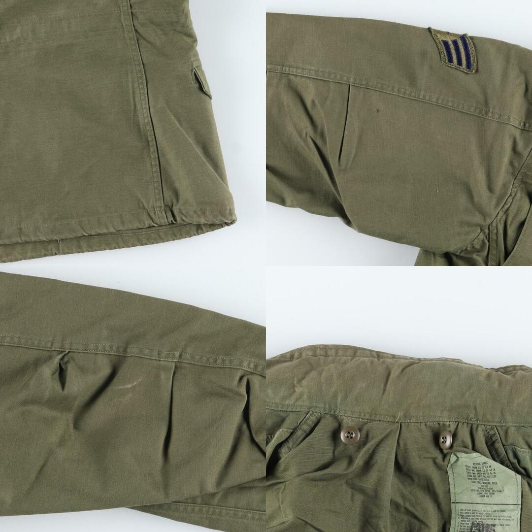 古着 80年代 米軍実品 M-65 3rd U.S.ARMY ミリタリー フィールドジャケット USA製 MEDIUM SHORT メンズM ヴィンテージ /eaa415427 メンズのジャケット/アウター(ミリタリージャケット)の商品写真