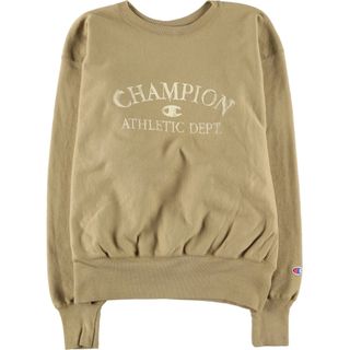 チャンピオン(Champion)の古着 チャンピオン Champion REVERSE WEAVE リバースウィーブ ロゴスウェットシャツ トレーナー メンズL /eaa413218(スウェット)