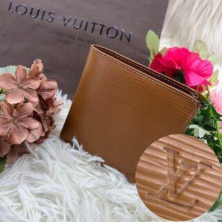 ルイヴィトン(LOUIS VUITTON)のLouis Vuitton ルイヴィトン メンズ 二つ折り財布 エピ ベージュ(折り財布)