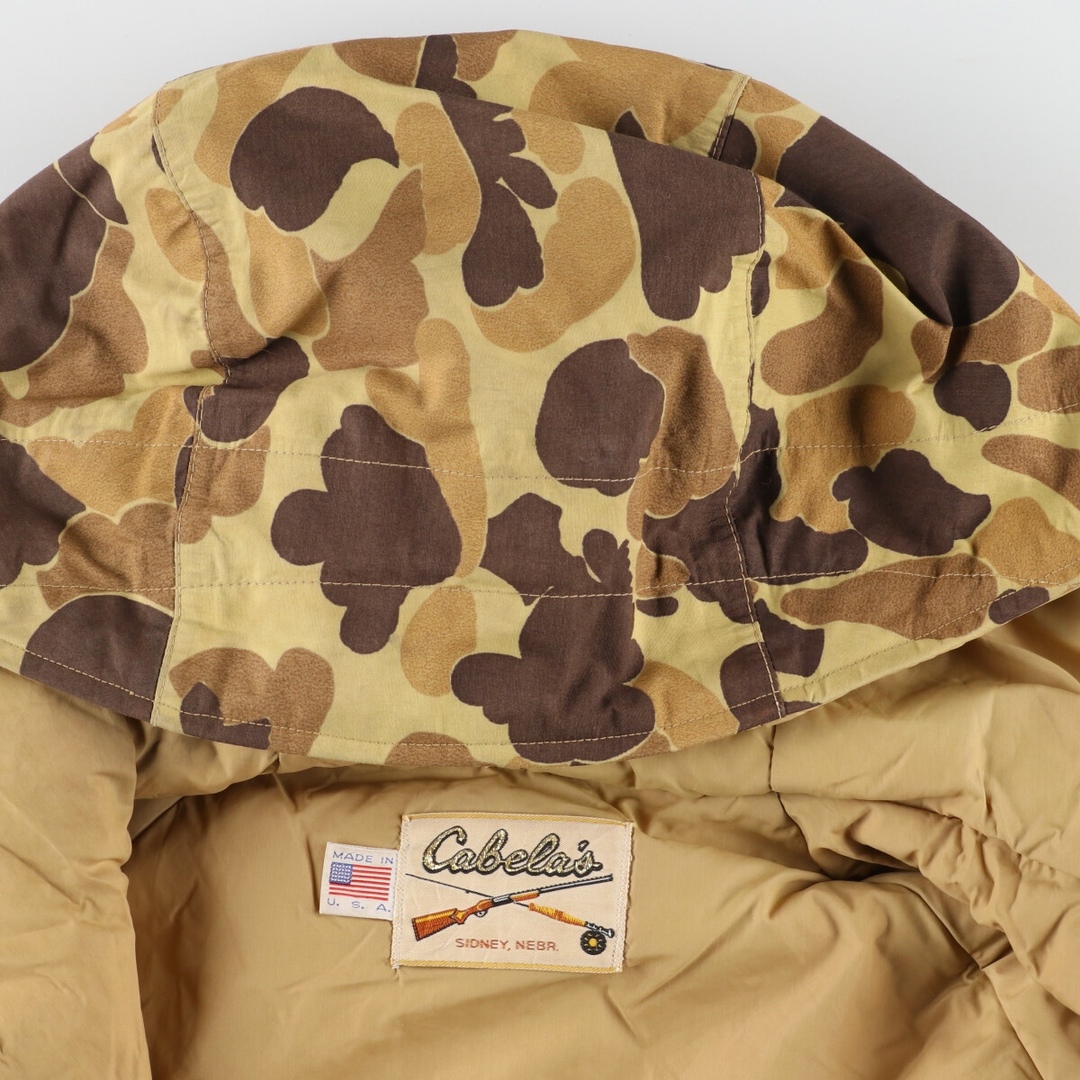 古着 80年代 カベラス Cabelas GORE-TEX ゴアテックス 迷彩柄 ダックハンターカモ マウンテンパーカー シェルジャケット USA製 メンズXL ヴィンテージ /eaa416954 メンズのジャケット/アウター(マウンテンパーカー)の商品写真