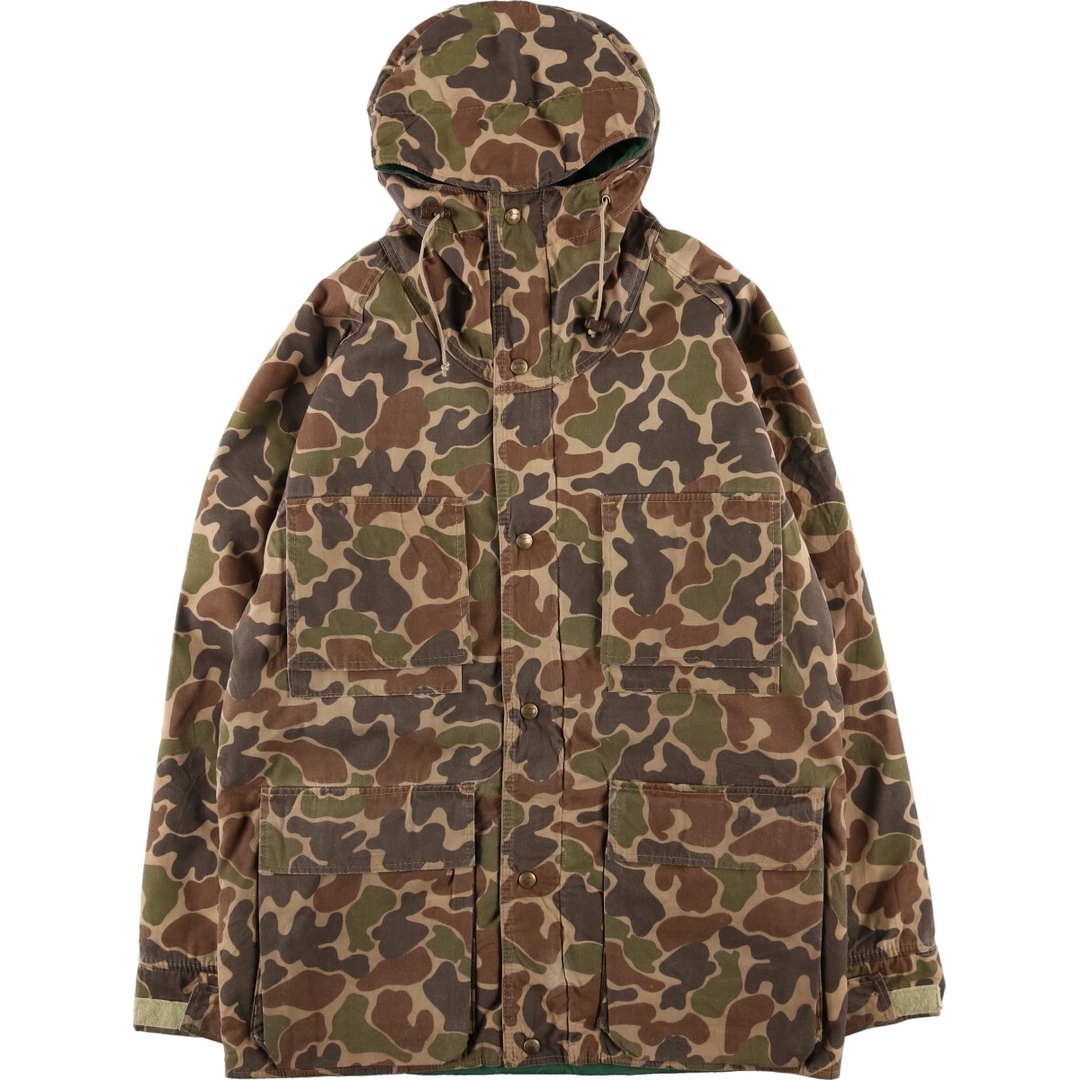 WOOLRICH(ウールリッチ)の古着 70年代 ウールリッチ WOOLRICH 迷彩柄 ダックハンターカモ 中綿マウンテンパーカー シェルジャケット パファージャケット メンズL ヴィンテージ /eaa416958 メンズのジャケット/アウター(マウンテンパーカー)の商品写真