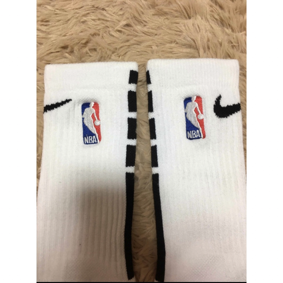 NIKE(ナイキ)のナイキ バスケットボール ソックスNBAエリートクルー21〜23cm 黒セット スポーツ/アウトドアのスポーツ/アウトドア その他(バスケットボール)の商品写真