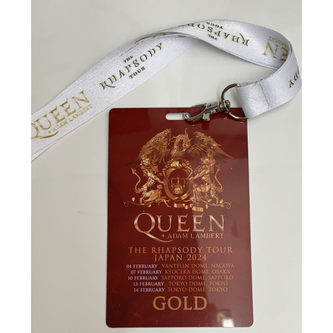 Queen(クイーン)のクイーン＋アダム・ランバート　ゴールド特典グッズ　QAL 2024 エンタメ/ホビーのタレントグッズ(ミュージシャン)の商品写真