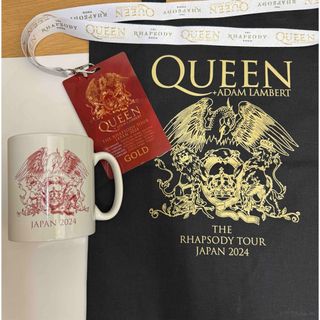 クイーン(Queen)のクイーン＋アダム・ランバート　ゴールド特典グッズ　QAL 2024(ミュージシャン)