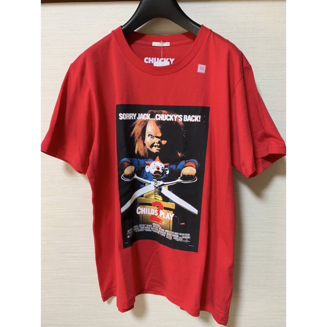 GU(ジーユー)のGU x チャッキーコラボTシャツ メンズ 半袖 販売終了モデル メンズのトップス(Tシャツ/カットソー(半袖/袖なし))の商品写真